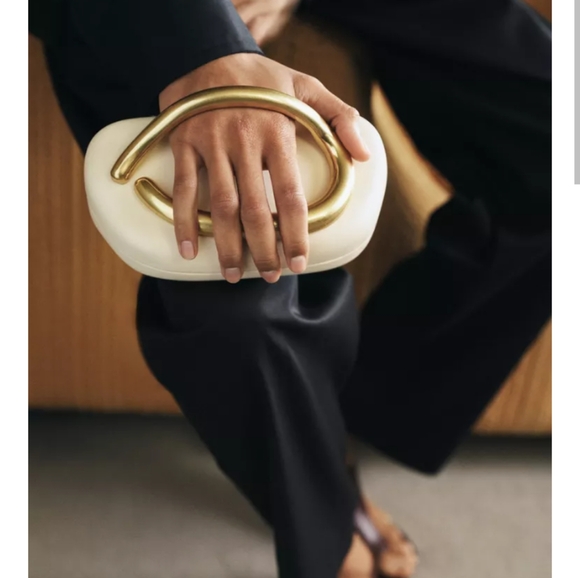 Zara Gold Clasp Box Bag - Picture 1 of 7